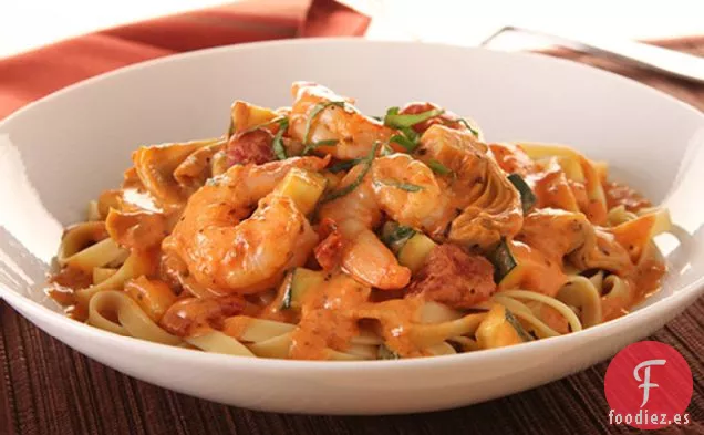 Camarones con Salsa de Tomate
