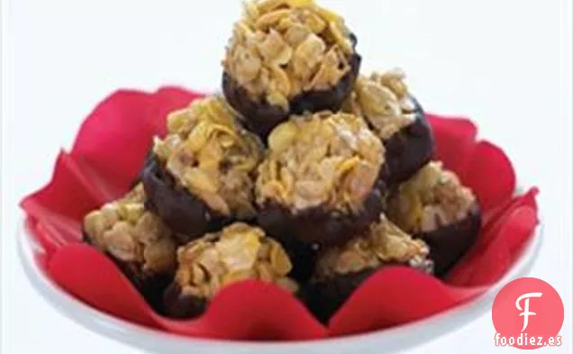 Bolas de Nieve Bañadas en Chocolate