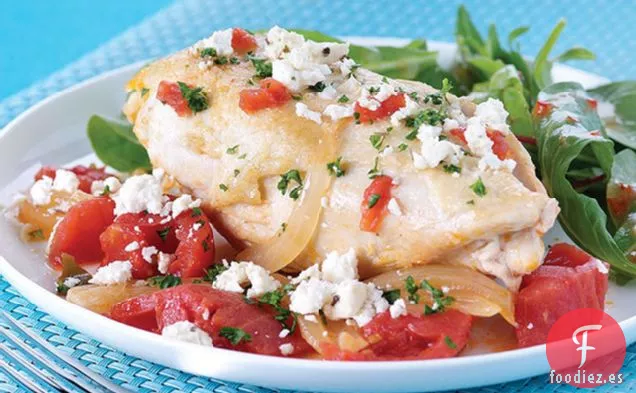 Pollo Feta en Sartén Fácil