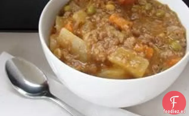 Estofado de Carne Molida de Cocción Lenta