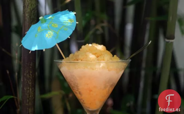 Refrésquese Con Un Granizado De Melón Cantalupo