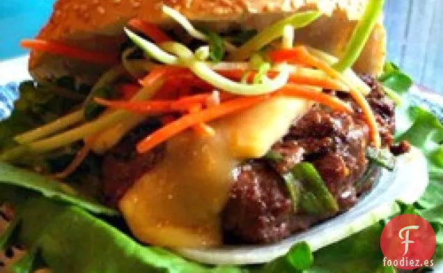 Hamburguesas Asadas Asiáticas