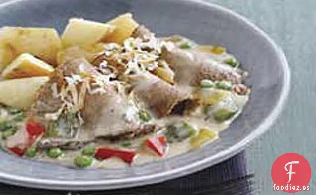 Fondo Redondo Asado con Salsa Cremosa de Coco