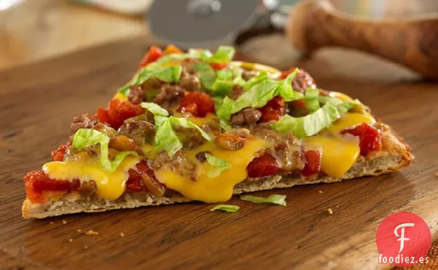 Pizza de Hamburguesa con Queso Picante VELVEETA® 