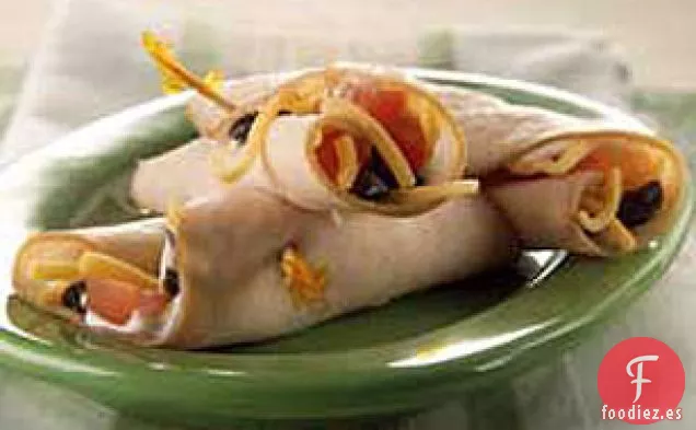 Rodillos de Queso Cheddar de Pavo