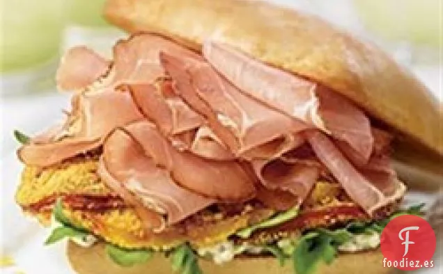 Jamón Margherita® con Tomates Crujientes en Chapata