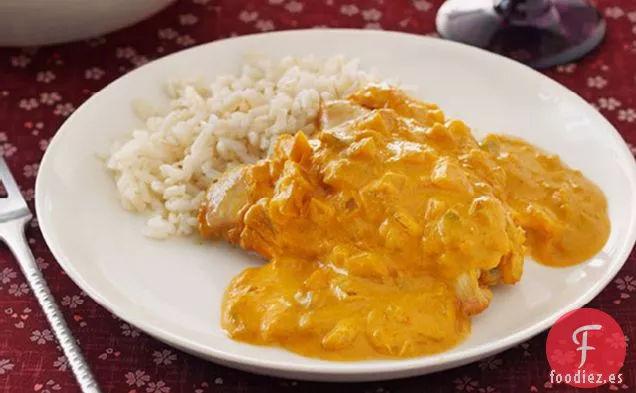 Pollo al Curry de Cocción Lenta