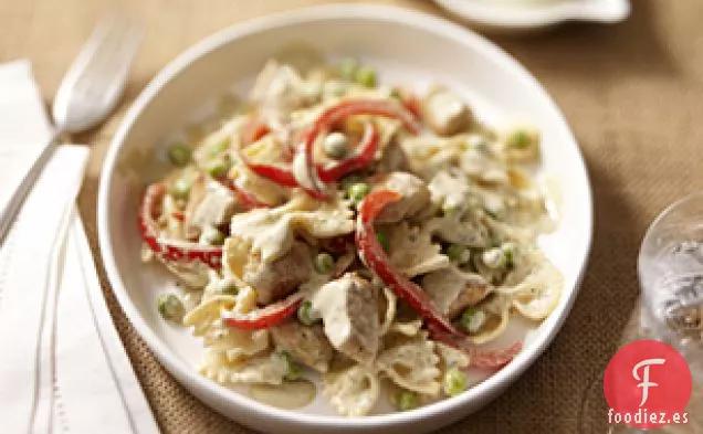 Pasta al Pesto de Pollo
