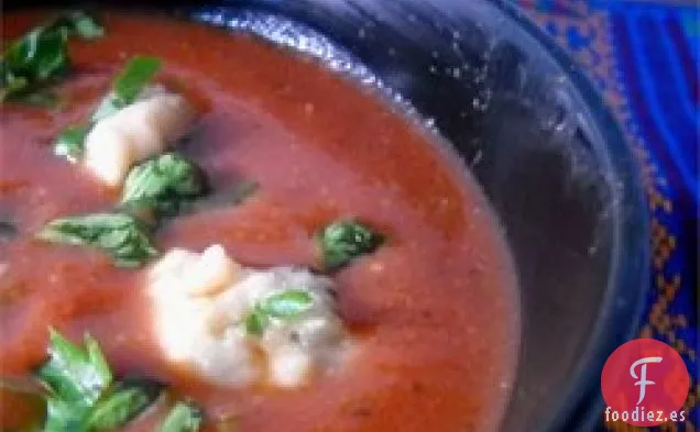 Sopa de Tomate Ahumado