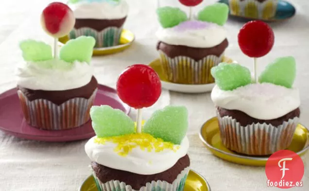 Cupcakes de Flores