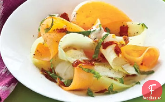 Ensalada De Melaza, Melón Cantalupo Y Jamón