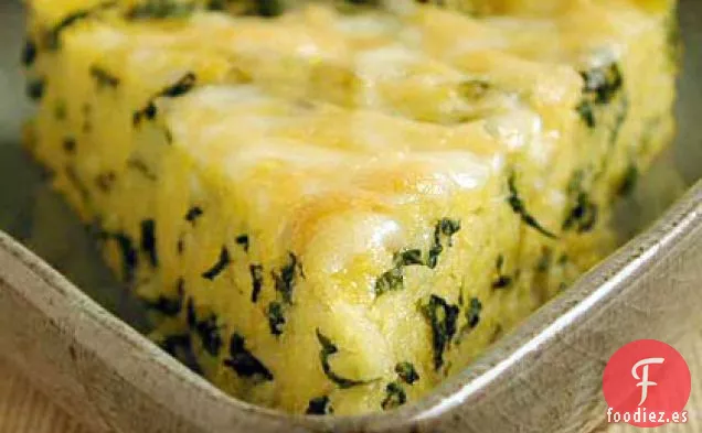 Polenta con Fontina y Espinacas