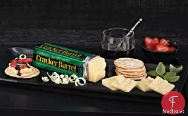 Bandeja de Emparejamiento de Queso Cheddar Blanco Vermont CRACKER BARREL