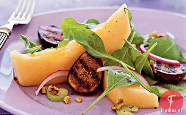 Ensalada de Melón y Higos a la Parrilla