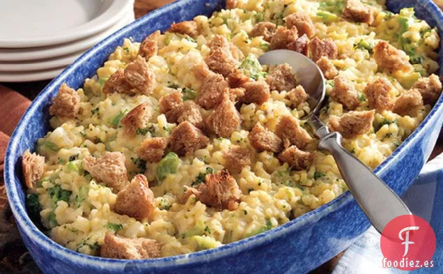 Cazuela de Arroz con Brócoli