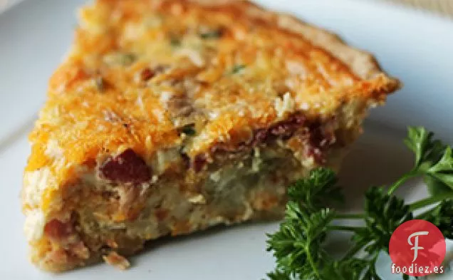 Quiche de Tocino para el desayuno