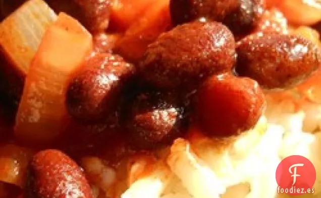 Frijoles Negros y arroz de Jamie