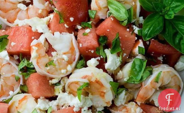 Ensalada De Camarones Y Sandía