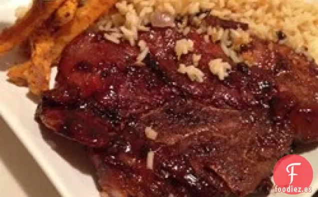 Chuletas Asiáticas de Cerdo Marinadas