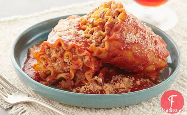 Enrollados simples de Lasaña