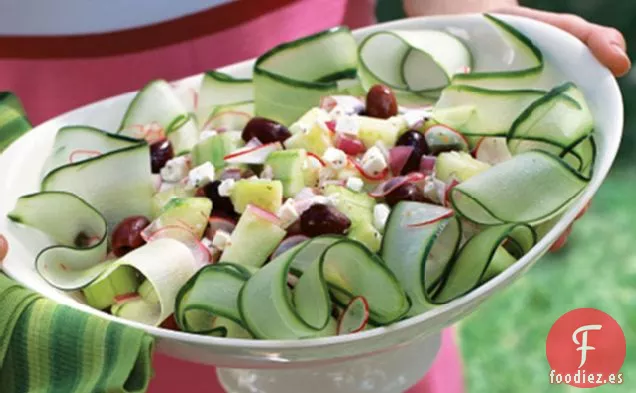 Ensalada de Pepino Crujiente y Fácil