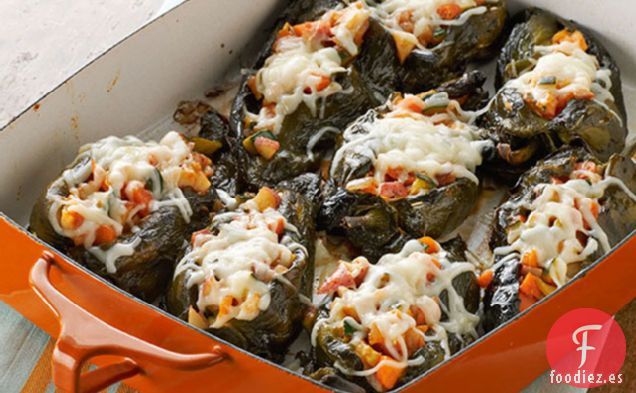 Chiles Rellenos Vegetarianos - Sin Gluten Recetas