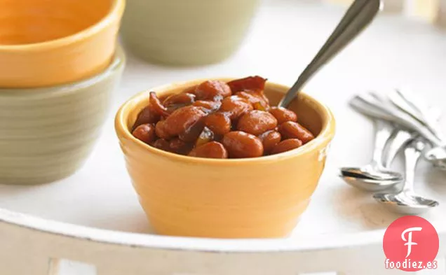 Frijoles Horneados Caseros de Cocción Lenta