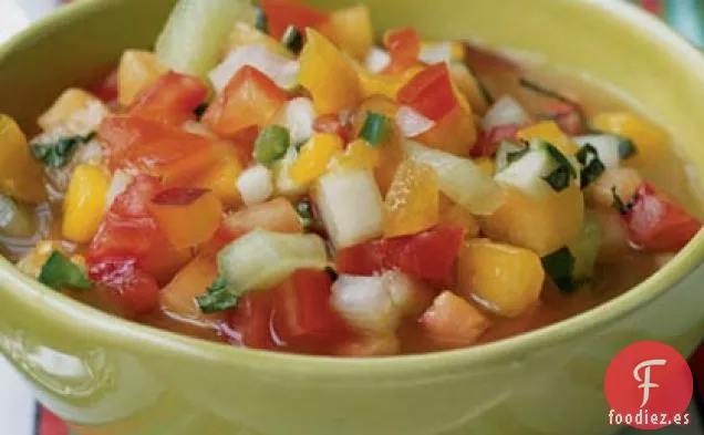 Gazpacho Grueso de Tomate y Fruta