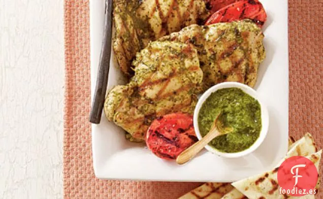 Pollo con Cilantro Picante a La Parrilla