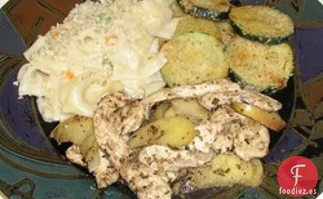 Sartén de Pollo a la Manzana