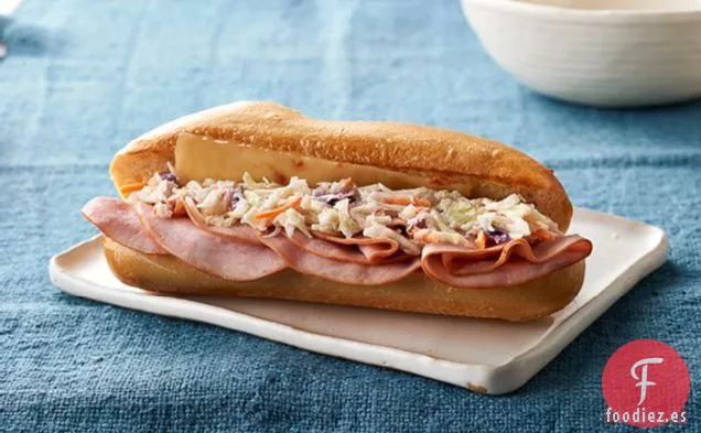 Sándwich de Jamón y Queso Chipotle Tostado al Horno