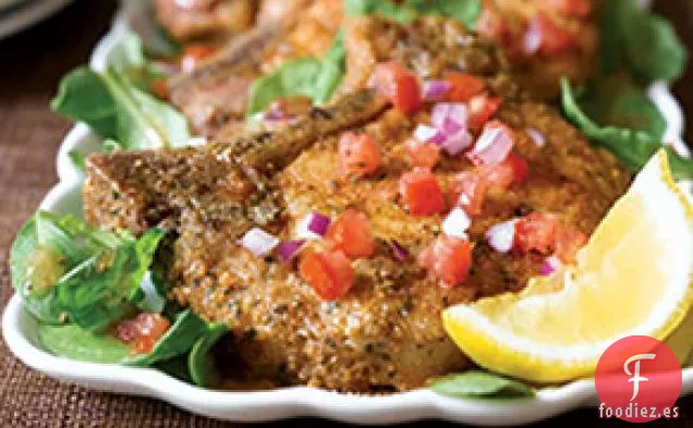 Crujientes Chuletas de Cerdo Italianas