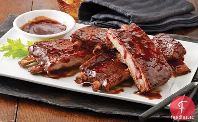 Costillas de Barbacoa Dulces y Picantes