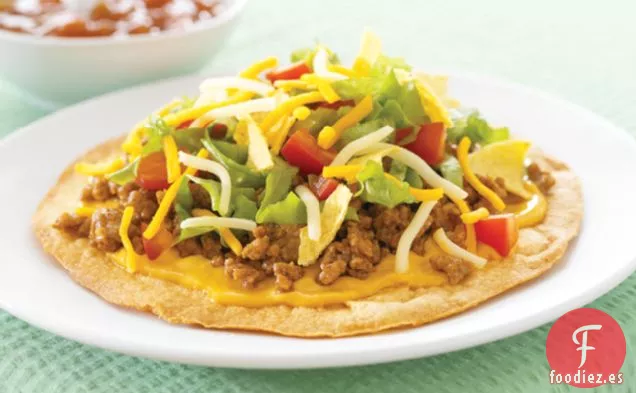 Tostada de Ensalada de Tacos