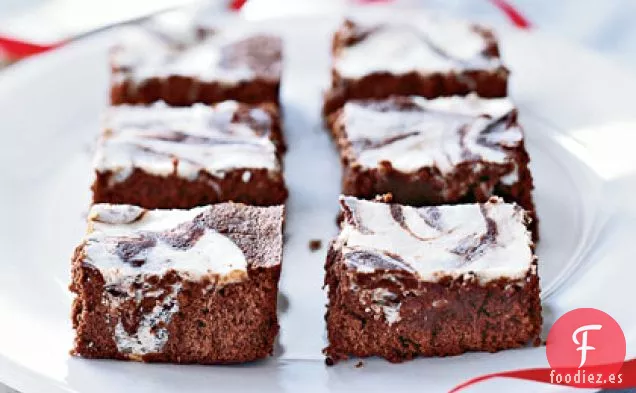 Brownies con Remolino de Queso Crema