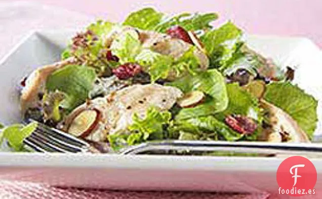 Ensalada Tibia de Pollo y Arándanos