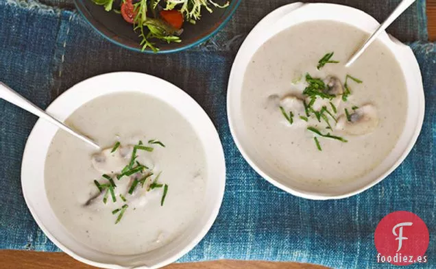 Sopa Cremosa de Champiñones