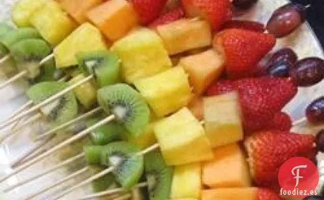 Brochetas Divertidas con Sabor a Fruta