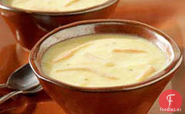 Sopa de Queso Fácil con Cerveza