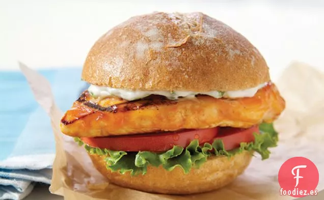 Sándwich de Pollo de Búfalo a la Parrilla