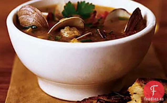 Sopa de Almejas con Maíz