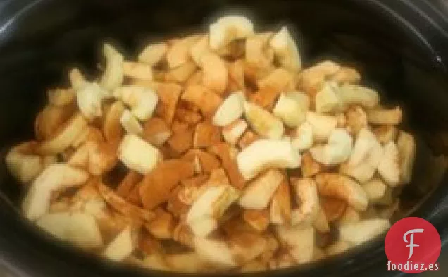 Puré de Manzana de Sidra de Cocción Lenta (Sin Azúcar Añadido)