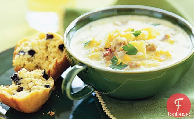 Sopa De Maíz Con Salchicha
