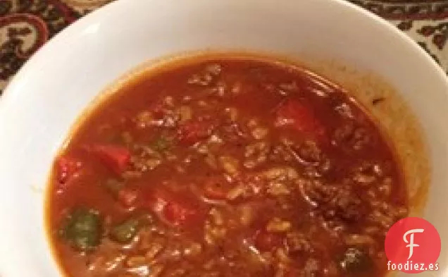 Sopa de Pimienta Rellena I