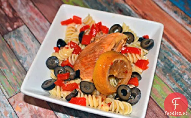 Pollo y Fideos Italianos de Cocción Lenta