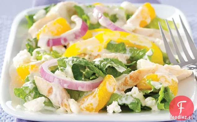 Ensalada Cítrica de Pollo y Queso Feta
