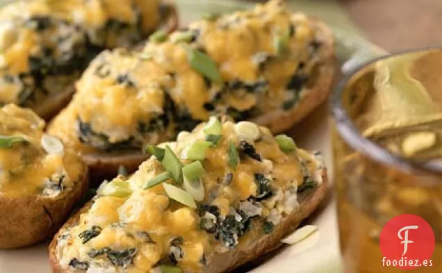 Patatas con Espinacas al Horno Dos Veces