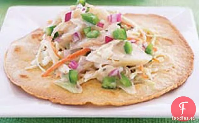 Tostada de Pescado Estilo Rancho