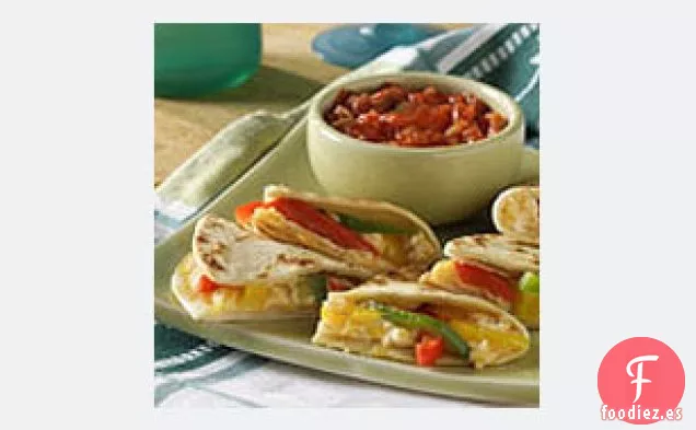 Tres Quesadillas de Pimiento