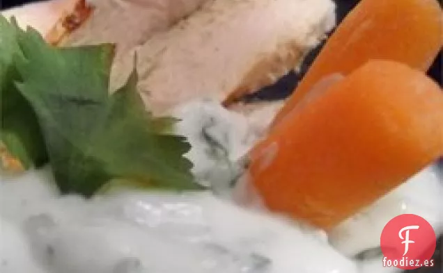 Salsa de Yogur para Mojar Hierbas
